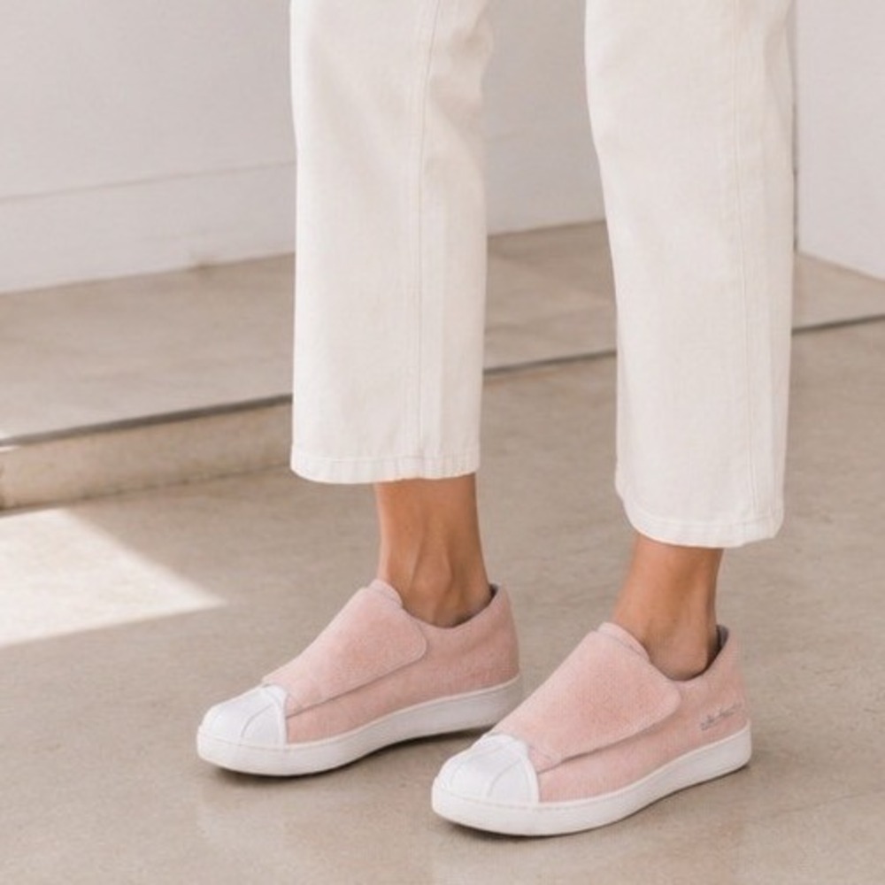 Acne Studios Pink Pony Style Calfskin Sneakers Trainers Size 7